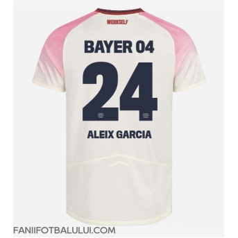 Bayer Leverkusen Aleix Garcia #24 Tricou Fotbal Replică 2025-26 Barbati Deplasare